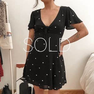 Forever 21 - Embroidered Hearts Dress - S/NWT